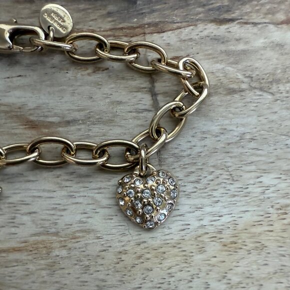Dyrberg/Kern Senga bracelet with heart, dragonfly and ball charms - Picture 5 of 9